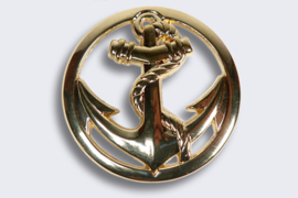 Insigne de béret des troupes de marine.