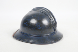 Franse  Metalen M15 Miniatuur Adrian Helm
