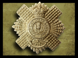 Insigne de casquette du Royal Scots Regiment Première Guerre mondiale