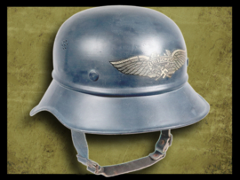 German Luftschutz M38 Beaded Gladiator Helmet