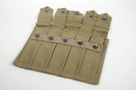 Original WW2 US Thompson SMG 5-Pocket Magazine Pouch