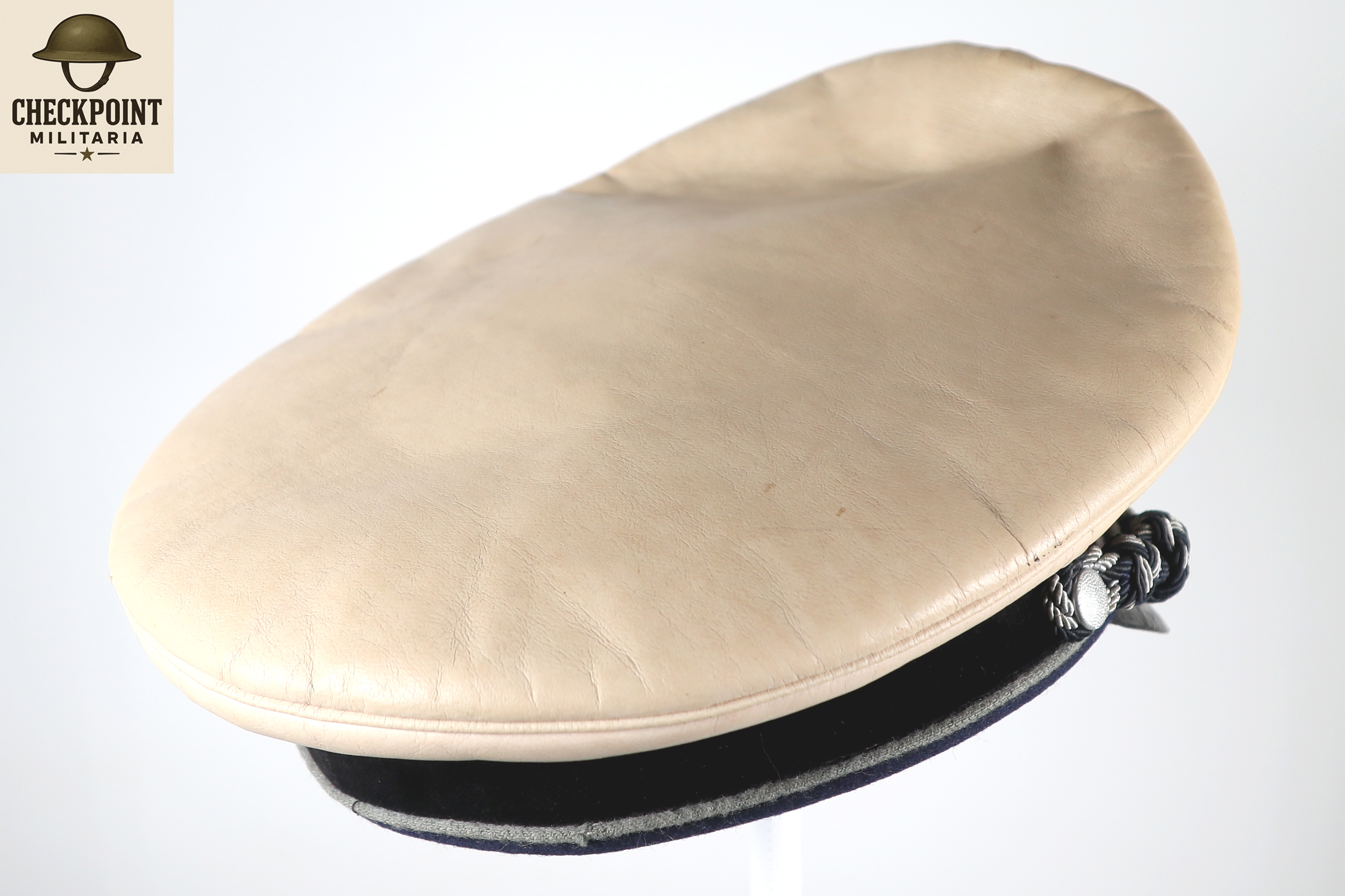 Casquette à visière de la police ferroviaire allemande