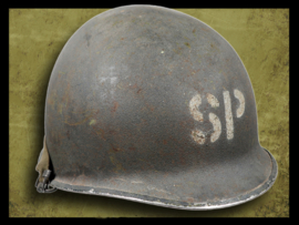 American "Shore Patrol" M1 Helmet Korean War