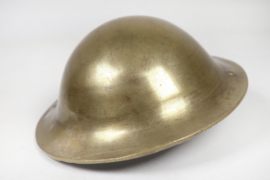 Casque miniature anglais en bronze