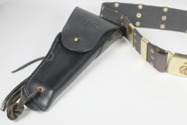 Ceinture de service du Corps des Marines des États-Unis avec étui Colt 1911