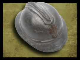 French Miniature Adrian M15 Helmet Trench Art