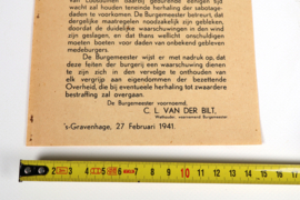 Waarschuwing  Februari 1941