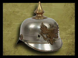 Miniatuur Duitse  Pickelhaube