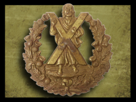 Insigne de casquette du régiment des Cameron Highlanders du Queens, Première Guerre mondiale