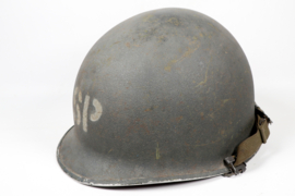 American "Shore Patrol" M1 Helmet Korean War