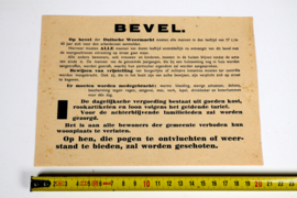 Strooibiljet Weermacht Bevel