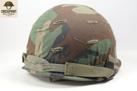 Amerikaanse M-1 "Grenada" Helm met "ERDL" Overtrek