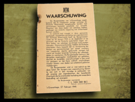 Dutch Warning February 1941