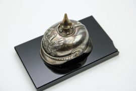 Duitse Verzilverde Pickelhaube