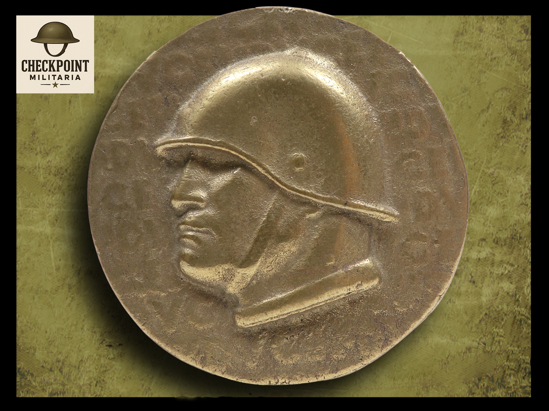 Italiaanse Mussolini Penning