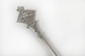 Silver Plated Teaspoon Dutch Regiment Artillery