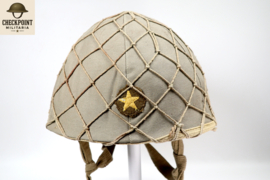 WWII Japanese Type 90 Helmet + Cover + Net Set IJA