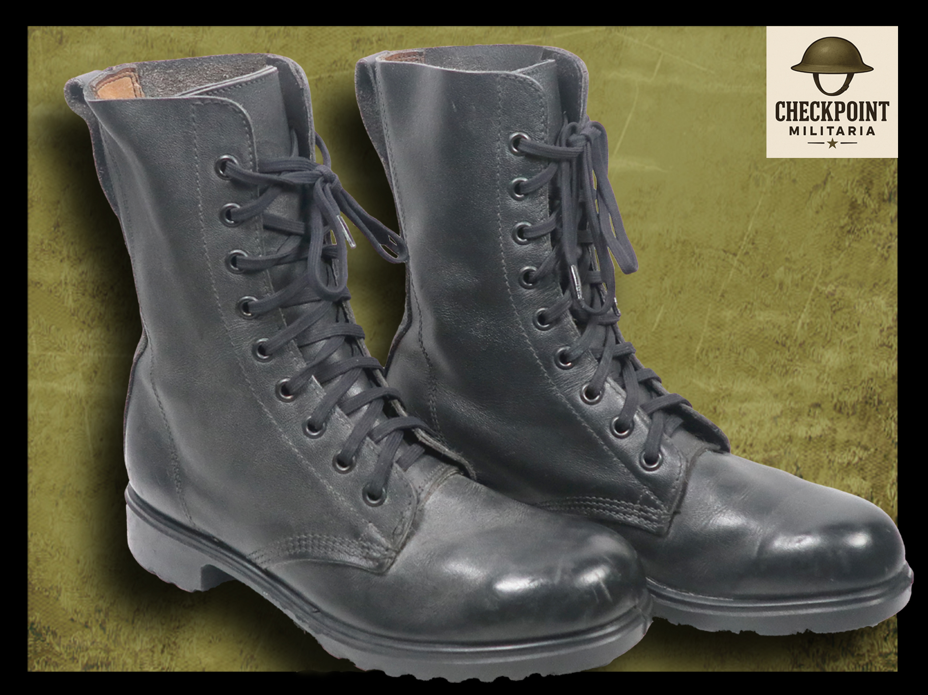British Army Boots Combat High Black DMS Military Mk2