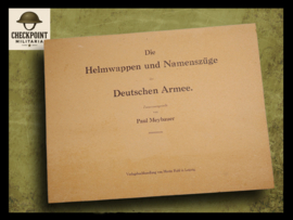 Die Helmwappen und Namenszüge der Deutschen Armee.