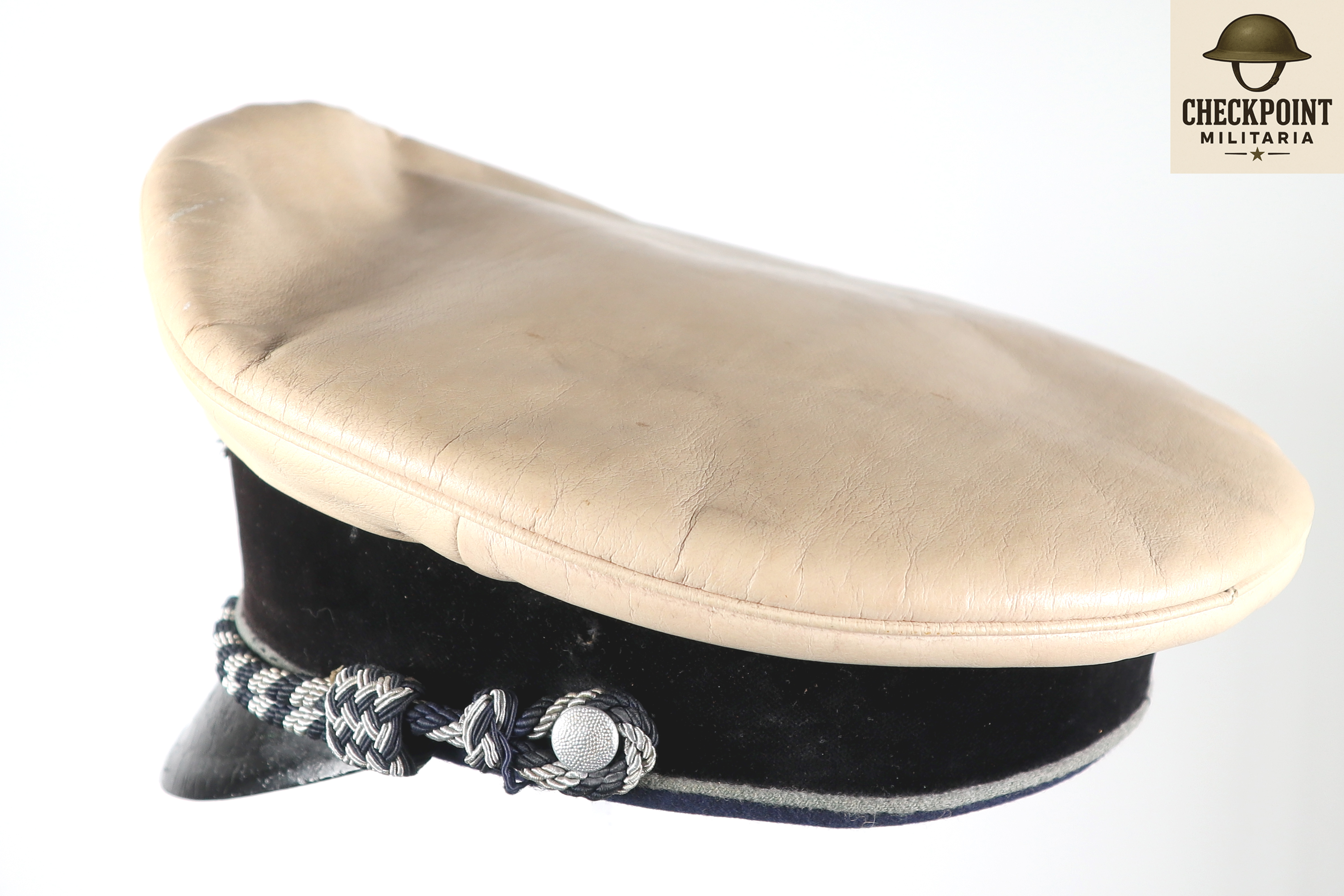 Casquette à visière de la police ferroviaire allemande