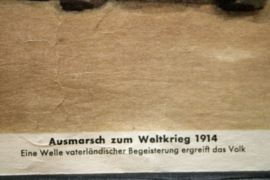 Affiche scolaire allemande de la Première Guerre mondiale, 1914
