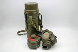 Bundeswehr  M54 Gas Mask And Can.