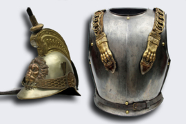 Belgium Helmet and Cuirass M-1841/42