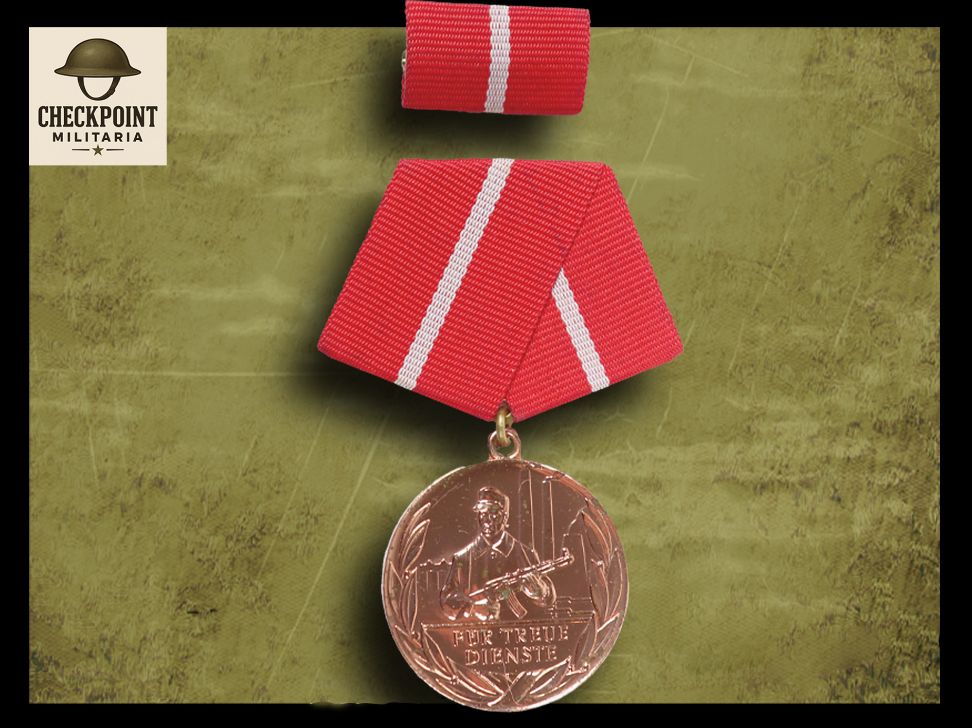 Médaille de la RDA pour services loyaux dans les groupes de combat - bronze.