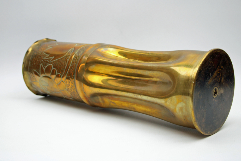 1973 Dated 105 mm M14 Brass Shell Casing – Griffin Militaria