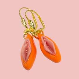 Pussy Earrings Neon