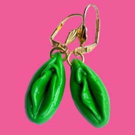 Pussy Earring Apple Green