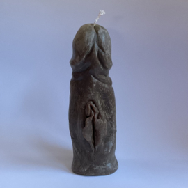 Human Being Candle Dark Brown