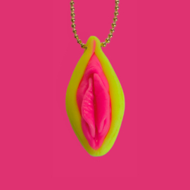 Pussy Pendant Unique Piece Neon