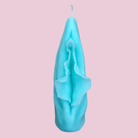 Handmade Candle Soft Blue