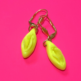 Pussy Earrings Neon