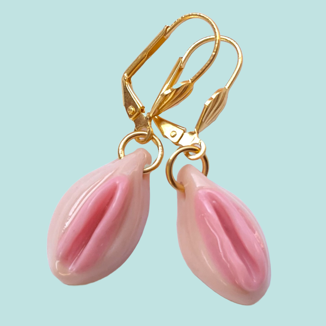 Pussy Earrings Pink