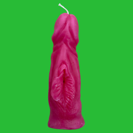 Human Being Candle Magenta-Red
