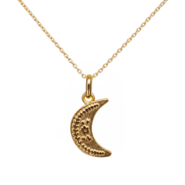 Necklace Gold Moon