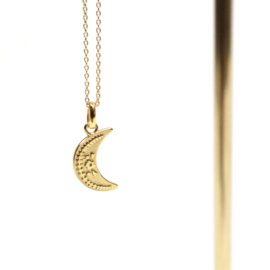 Necklace Gold Moon