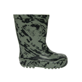 Rainboots Green Distress