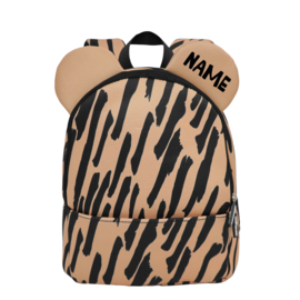 Backpack Bear Nude Zebra Personalised