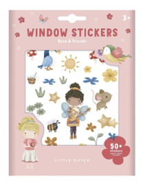 Raamstickers - Rosa & Friends