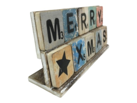 Scrabble letterplankjes dubbel 30 cm t/m 50 cm