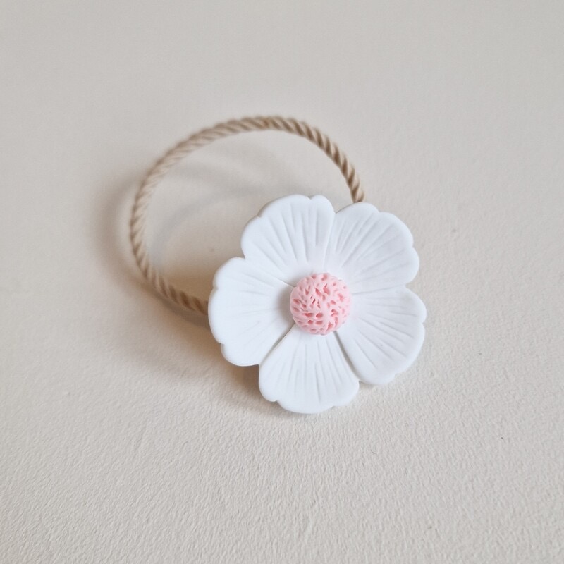 Haarelastiekjes - Lily - wit