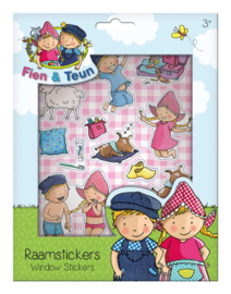 Raamstickers - Fien & Teun