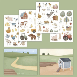 Raamstickers - Little Farm