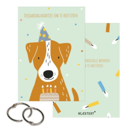 Verjaardagskaartjes - Bewaarbundel - Hond
