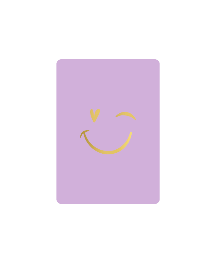Klein kaartje - Smiley