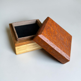 Houten ringendoosje S