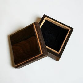 Houten ringendoosje S
